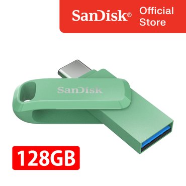 샌디스크 USB 메모리 SDDDC3 울트라 듀얼 GO C타입 OTG 128GB 128기가 USB 3.2 Gen1 압생트 그린 무료배송