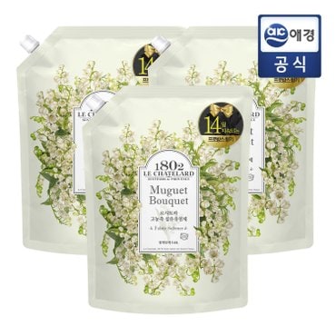 르샤트라1802 르샤트라 섬유유연제 뮤게 1.6L 리필 x 3개