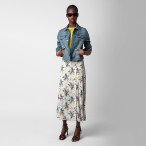 [여주점] 스커트 June Flower Skirt ZE4SFCTSK008Z99