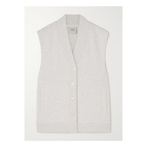 발리 비키 멜란지 저지 베스트 그레이 1647597359818750