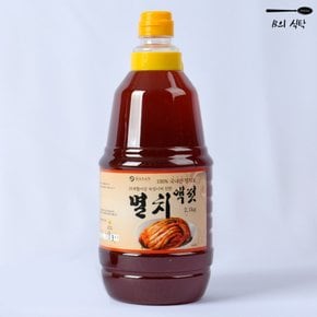 B의식탁 국내산 자연 발효 숙성 멸치 액젓 2.1kg