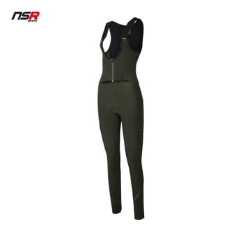 NSR 폰도 에코 기모 빕 롱 타이즈 여성 FONDO ECO THERMO BIB LONG TIGHT WOMEN 겨울용 자전거 바지