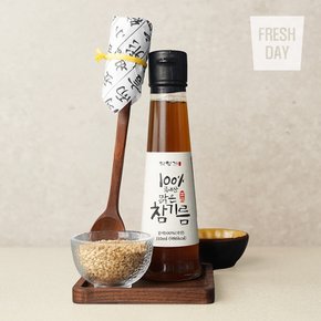 국내산 방앗간 전통방식 프리미엄 토종 참기름 110ml