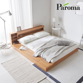 파로마 (방문설치) 파로마 페니 LED 저상형 침대/수납형 퀸(Q)_프레임만