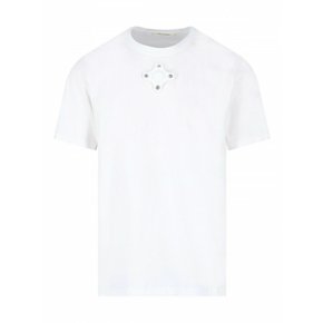 남성 티셔츠 Eyelet 디테일 CGSS23CJETSS13WHITE 화이트 /8