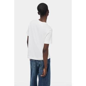 실크 블렌드 티셔츠 화이트 0776746016
