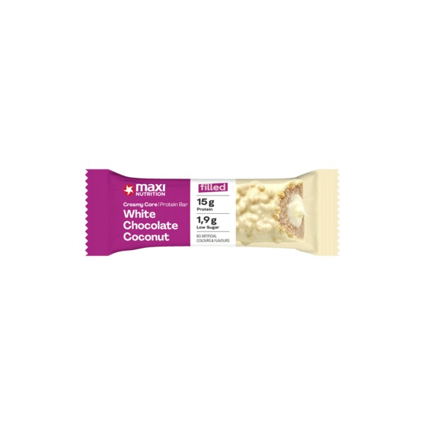맥시뉴트리션 MaxiNutrition 프로틴바 화이트 초콜릿 코코넛 45g