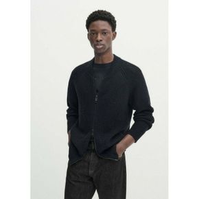 4456411 Massimo Dutti STUDIO - Cardigan dark blue