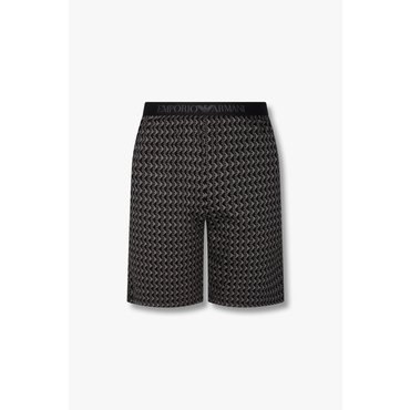 EMPORIO ARMANI 남성 스트라이프 패턴 라운지 쇼츠 (0815131017)
