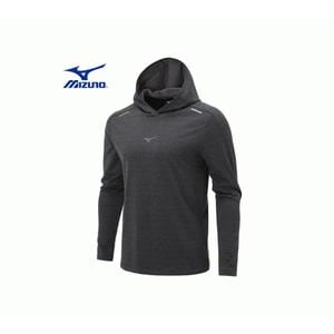 미즈노 러닝 후드 기모 긴팔 티셔츠 PULLOVER 32YA360111SG