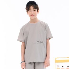 남아 캥거루 포켓 스트레치 반팔 티셔츠_P393202919