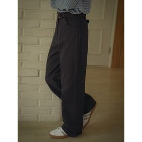 Cotton bizo point pants_Navy