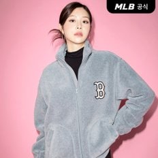 [엠엘비코리아공식] 베이직 미디움로고 후리스 점퍼 B (Grey)