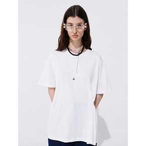 Button Line T-shirt_White