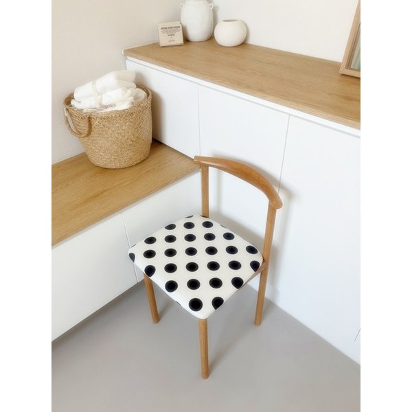 Cotton dot backrest chair