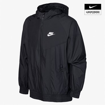 나이키 키즈 나이키 스포츠웨어 윈드러너 주니어 후드 리펠 재킷 NIKE FZ5516-010