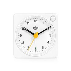 [브라운 BRAUN]  BC02XW 저소음 라이팅 크레센도 알람 탁상시계 5.7cm