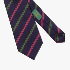 리베라노리베라노 넥타이 SILK TIE (STRIPE 3) PURPLE LID1M80004A69