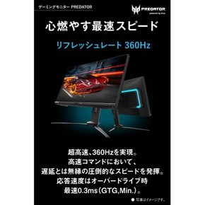 Acer Predator X25bmiiprzx IPS HD 0.3ms(GTG, Min.) 360Hz (HDMI 240Hz) USB3.2 G-SYNC 게이밍