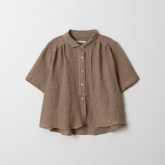 린넨 스티치 셔링블라우스 LCFFPBL01