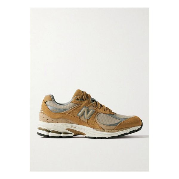 2002r 가죽 트리밍 메시 스웨이드 스니커즈 머스타드 옐로 1647597353261505