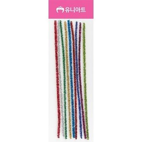 1000 반짝이 재단모루 (색상혼합) 약 25cm 칼라모루