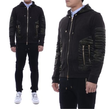 발망 17FW 남성 바이커 짚업 아우터 (W7H6135_J036_187_17F)