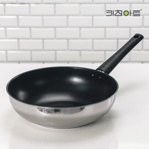 키친아트 스테인레스 프리미엄 블랙 인덕션 궁중팬 IH 웍 28cm