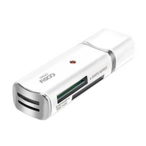 SD 카드리더기 micro SD 4슬롯 77종 CR980 /화이트