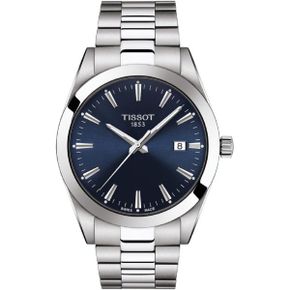 일본 티쏘 메탈 시계 TISSOT티쏘 손목시계 남성 TISSOT 젠틀맨 블루 문자판 팔찌 T1274101104100