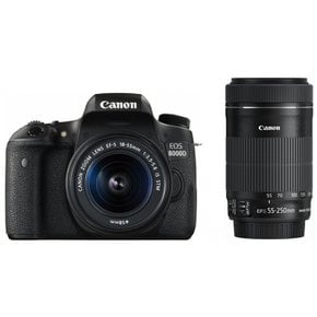 Canon 디지털 SLR 카메라 EOS 8000D 더블 줌 키트 EF-S18-55mmEF-S55-250mm 부속 EOS8000D-WKIT