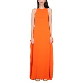 LONGUETTE DRESS Womens Dress RW-DR0032_5648-E2395 ORANGE