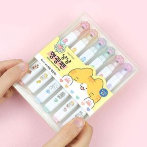 냥냥 형광펜 6색세트