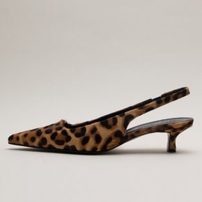 Leopard sling back kw2740 4cm 슬링백