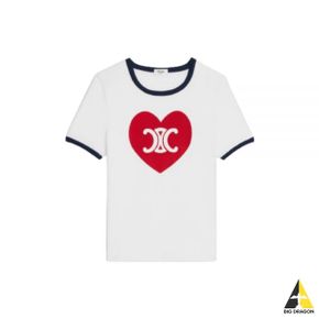 셀린느 24 HEART TRIOMPHE T-SHRIT (2X01L671Q 01NZ) (하트 트리옹프 티셔츠)