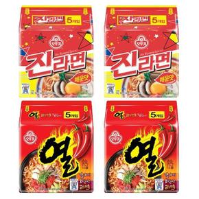 [오뚜기] 오뚜기 열라면 10p + 진라면 매운맛 10p (S46611590)