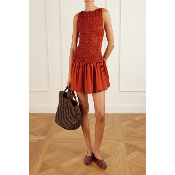 페이스풀 마리아 셔링 코튼 미니 원피스 46376663162989106