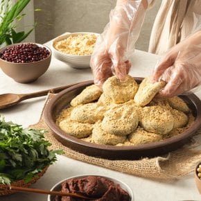 [추억속간식]제주해풍쑥 콩쑥개떡960g/1박스(60g*16알/혼합포장)