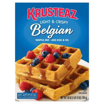  크러스티즈 벨기안 와플 믹스 Krusteaz Belgian Waffle Mix 793g
