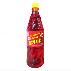 오쉐프 딸기시럽 1KG