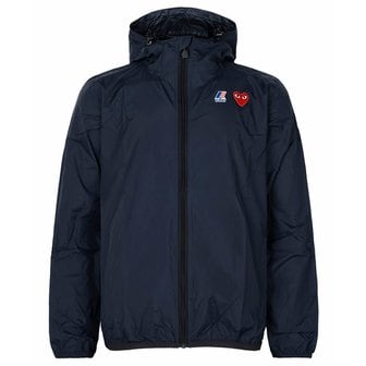 꼼데가르송 [부산점] X까웨 25FW 네이비 플레이 윈드브레이커 후드 집업 자켓 AZ-J501-051-1