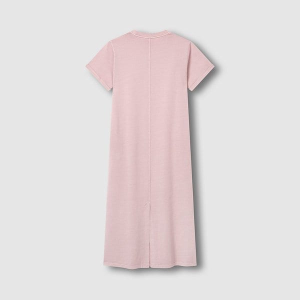 여 워싱 반팔 원피스 J136201060064