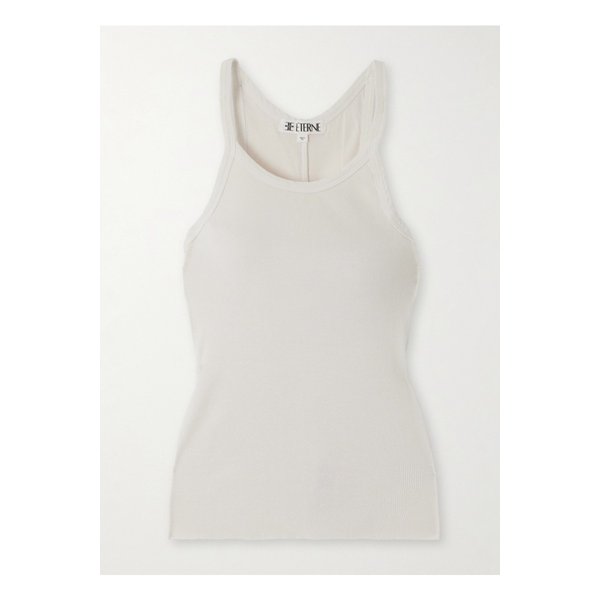 에턴 골지 코튼 저지 탱크 오프 화이트 46376663162849592