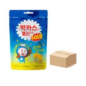 박카스맛 젤리 신맛 한박스 50g 40개 휴대용간식