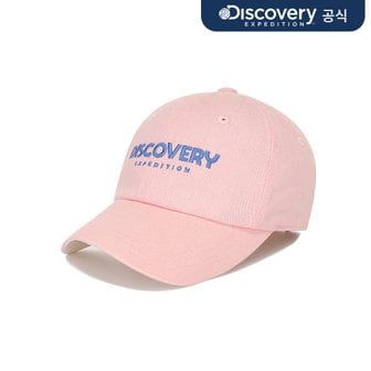 디스커버리키즈 키즈 로고자수 피그먼트 볼캡 (PINK)