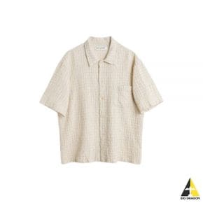 BOX SHIRT SHORTSLEEVE Light Authentic Seersucker (M2242BL) (박스 숏슬리브 셔츠)