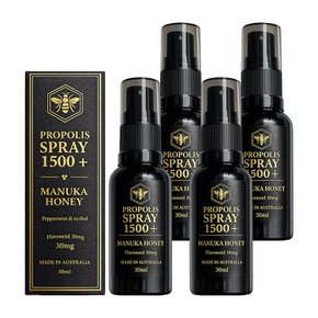 호주산 고함량 프로폴리스 스프레이 30ml x4개 마누카허니 MGO1500+