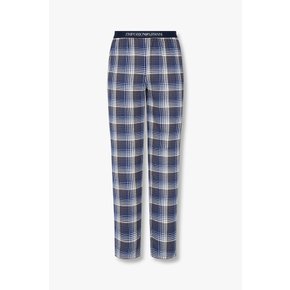 남성 패턴드 플란넬 라운지 팬츠 0814332023000