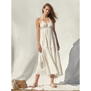 Eve Halter Double Cotton Dress