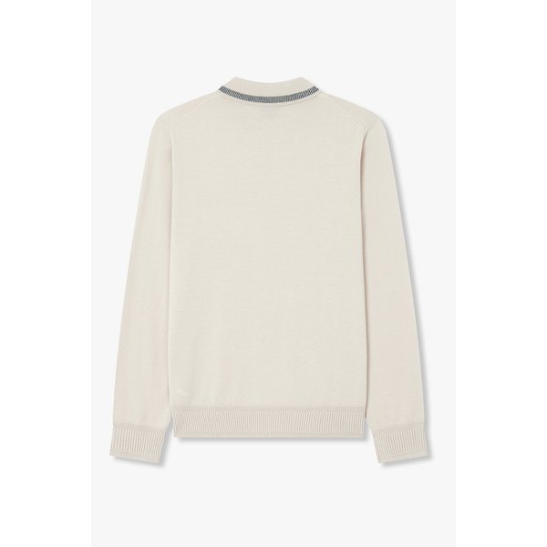 [PS PAUL SMITH] 배색 스티치 니트 폴로 셔츠 5735328002000